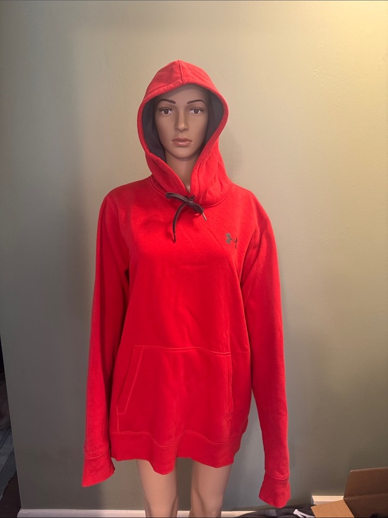 Under Armour Other - Under Armour Red Pullover Hoodie with Front Pocket